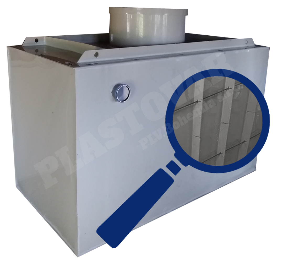 Hranaté dvouplášťové jímky